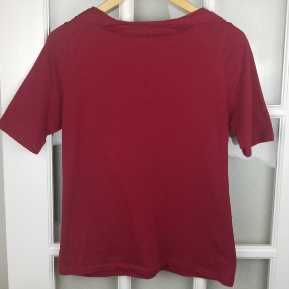 Anthropologie Pilcro wine top size M  *C9 - Picture 3 of 4